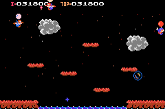 Balloon Fight E-Reader screenshot 3 for GameBoy Advance